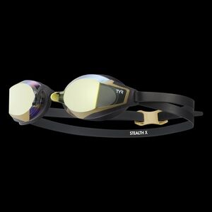 TYR Stealth-X Race Mirrored Adult Swim Goggles [NWOT]